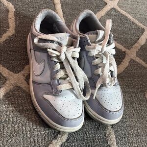 Nike Kids' Gray and White Sneakers